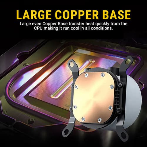 Ant Esports ICE-Flow 240 ARGB 240mm CPU Liquid Cooler (Black)
